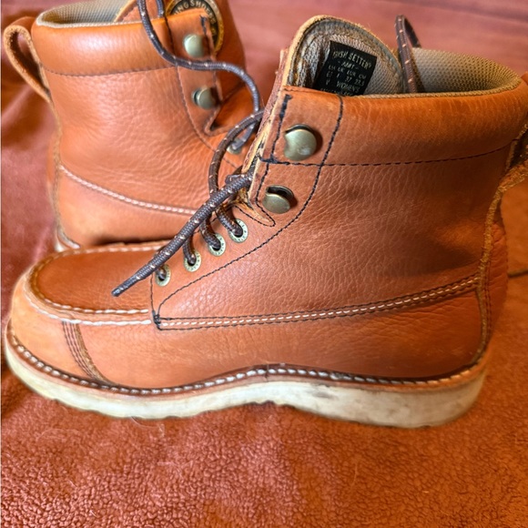 Women’s Irish Setter by Red Wing Wingshooter boots wedge sole moc toe - Picture 5 of 11